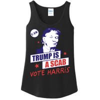 Trump A Scab Vote Harris Uaw 2024 Ladies Essential Tank