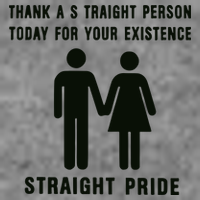 Thank A Straight Person Today For Your Existence Straight Pride 7-Panel Snapback Hat