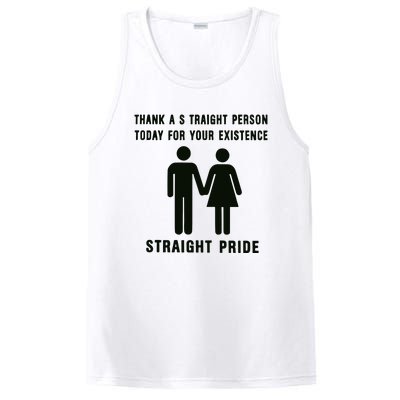 Thank A Straight Person Today For Your Existence Straight Pride PosiCharge Competitor Tank