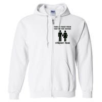 Thank A Straight Person Today For Your Existence Straight Pride Full Zip Hoodie