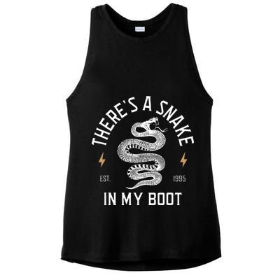 ThereS A Snake In My Boot Est 1995 Meme Funny Snake Ladies PosiCharge Tri-Blend Wicking Tank