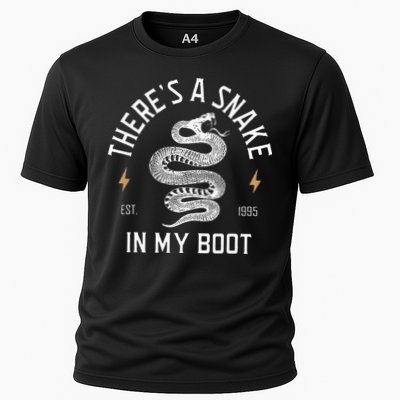ThereS A Snake In My Boot Est 1995 Meme Funny Snake Performance Shirt
