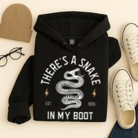 ThereS A Snake In My Boot Est 1995 Meme Funny Snake Hoodie