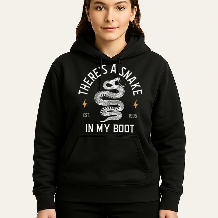 ThereS A Snake In My Boot Est 1995 Meme Funny Snake Hoodie