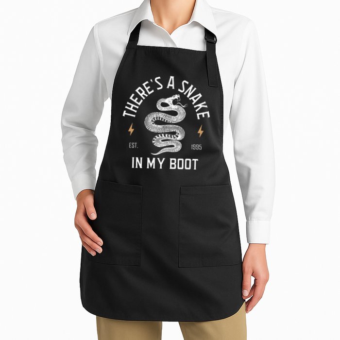 ThereS A Snake In My Boot Est 1995 Meme Funny Snake Apron