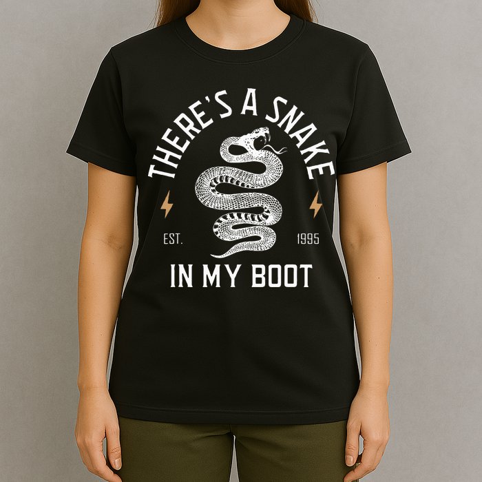 ThereS A Snake In My Boot Est 1995 Meme Funny Snake T-Shirt