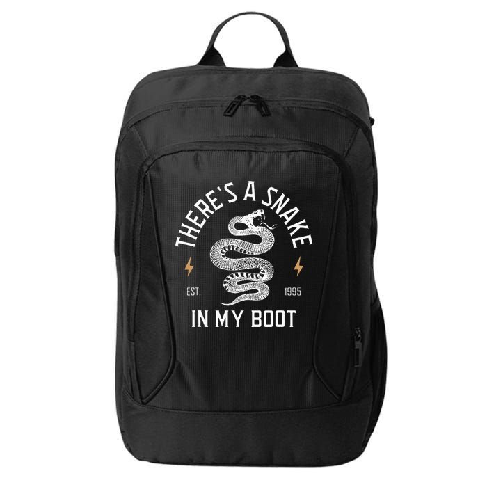 ThereS A Snake In My Boot Est 1995 Meme Funny Snake City Backpack