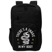 ThereS A Snake In My Boot Est 1995 Meme Funny Snake Impact Tech Backpack