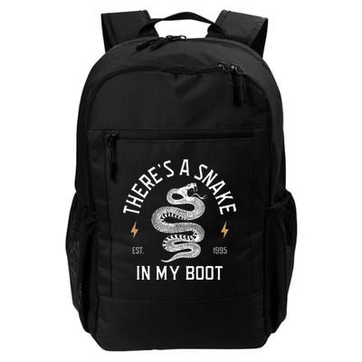 ThereS A Snake In My Boot Est 1995 Meme Funny Snake Backpack