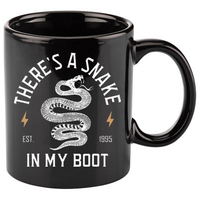 ThereS A Snake In My Boot Est 1995 Meme Funny Snake 11oz C Handle Ceramic Mug