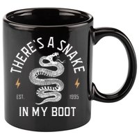ThereS A Snake In My Boot Est 1995 Meme Funny Snake 11oz C Handle Ceramic Mug