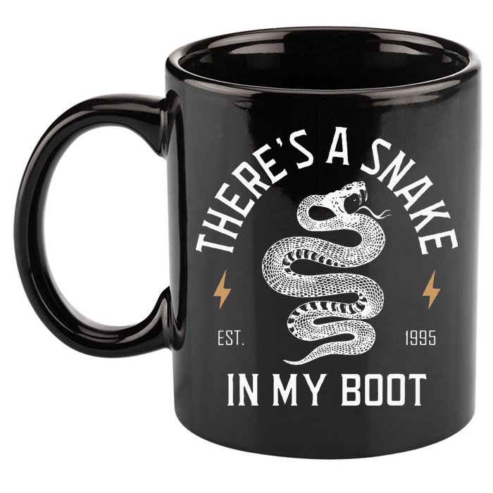 ThereS A Snake In My Boot Est 1995 Meme Funny Snake 11oz C Handle Ceramic Mug