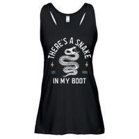 ThereS A Snake In My Boot Est 1995 Meme Funny Snake Ladies Essential Flowy Tank