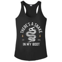 ThereS A Snake In My Boot Est 1995 Meme Funny Snake Ladies PosiCharge Competitor Racerback Tank