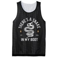 ThereS A Snake In My Boot Est 1995 Meme Funny Snake Mesh Reversible Basketball Jersey Tank