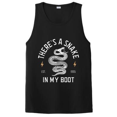ThereS A Snake In My Boot Est 1995 Meme Funny Snake PosiCharge Competitor Tank