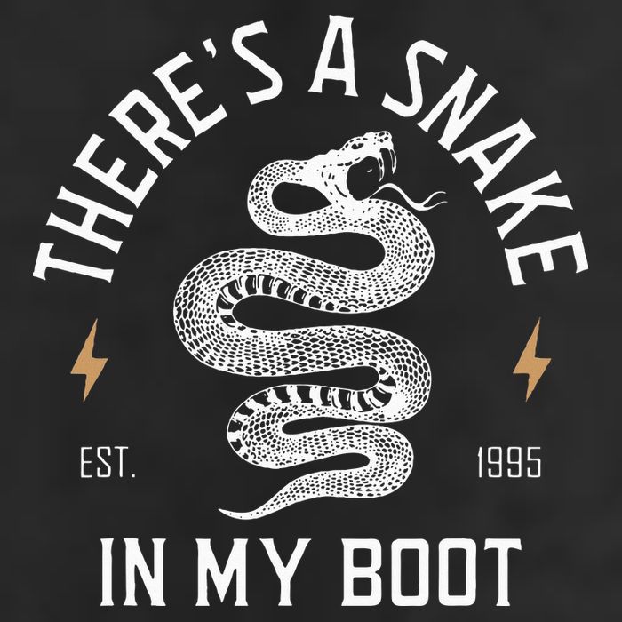 ThereS A Snake In My Boot Est 1995 Meme Funny Snake Trucker Hat