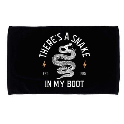 ThereS A Snake In My Boot Est 1995 Meme Funny Snake Microfiber Hand Towel