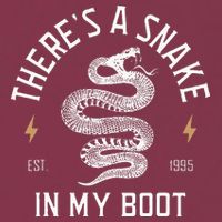 ThereS A Snake In My Boot Est 1995 Meme Funny Snake 16oz Travel Tumbler