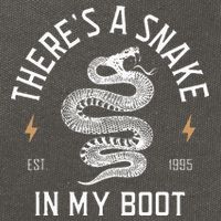 ThereS A Snake In My Boot Est 1995 Meme Funny Snake Cotton Canvas Backpack
