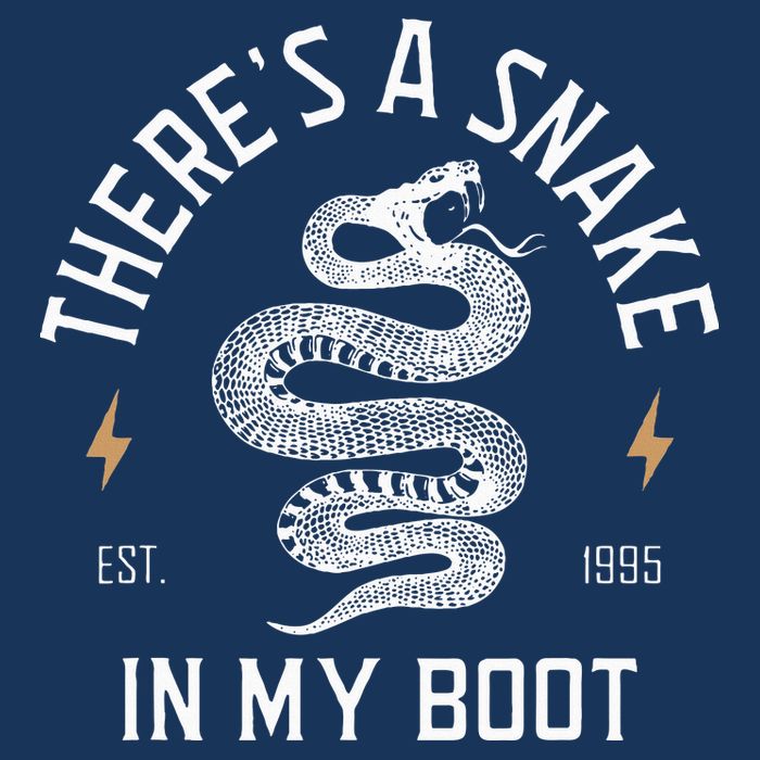 ThereS A Snake In My Boot Est 1995 Meme Funny Snake Infant Baby Jersey Bodysuit