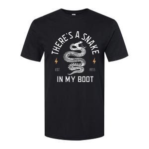 ThereS A Snake In My Boot Est 1995 Meme Funny Snake Softstyle CVC T-Shirt