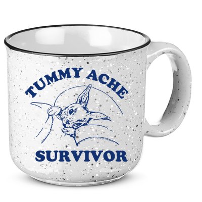 Tummy Ache Survivor 15oz Campfire Ceramic Mug