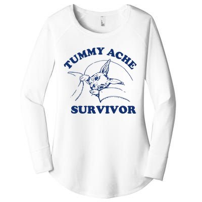 Tummy Ache Survivor Women's Perfect Tri Tunic Long Sleeve Shirt