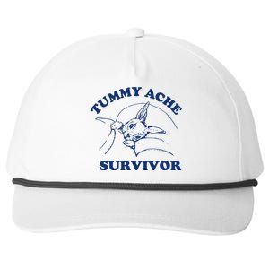 Tummy Ache Survivor Snapback Five-Panel Rope Hat