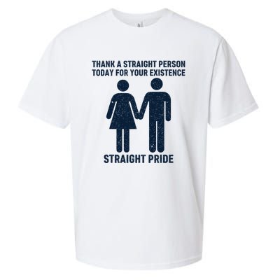 Thank A Straight Person Today For Your Existence Straight Sueded Cloud Jersey T-Shirt