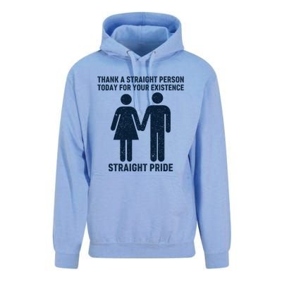 Thank A Straight Person Today For Your Existence Straight Unisex Surf Hoodie