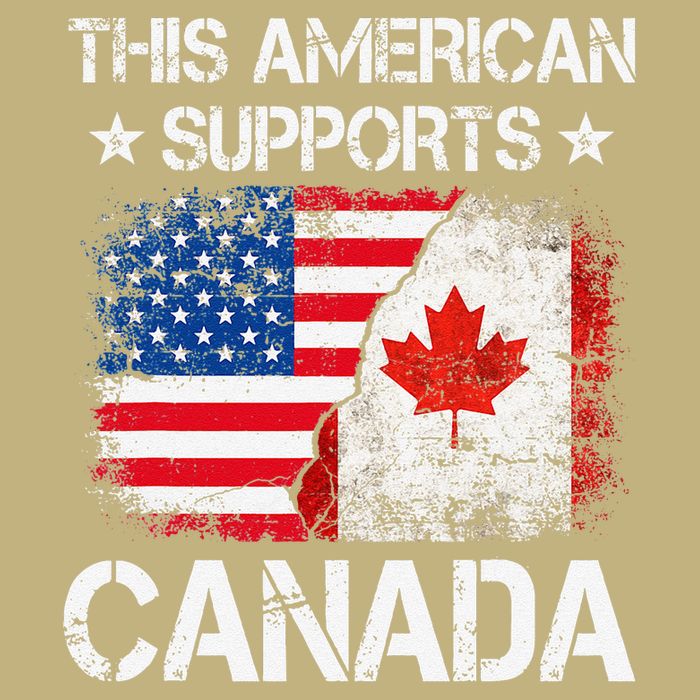 This American Supports Canada  Stand with Our Neighbors Mousepad