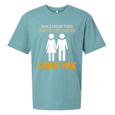 Thank A Straight Person Today For Your Existence Sueded Cloud Jersey T-Shirt