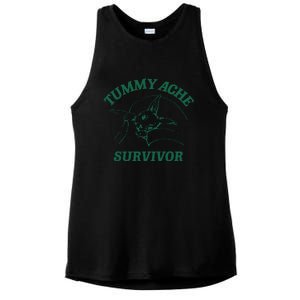 Tummy Ache Survivor Tummy Ache Ladies PosiCharge Tri-Blend Wicking Tank