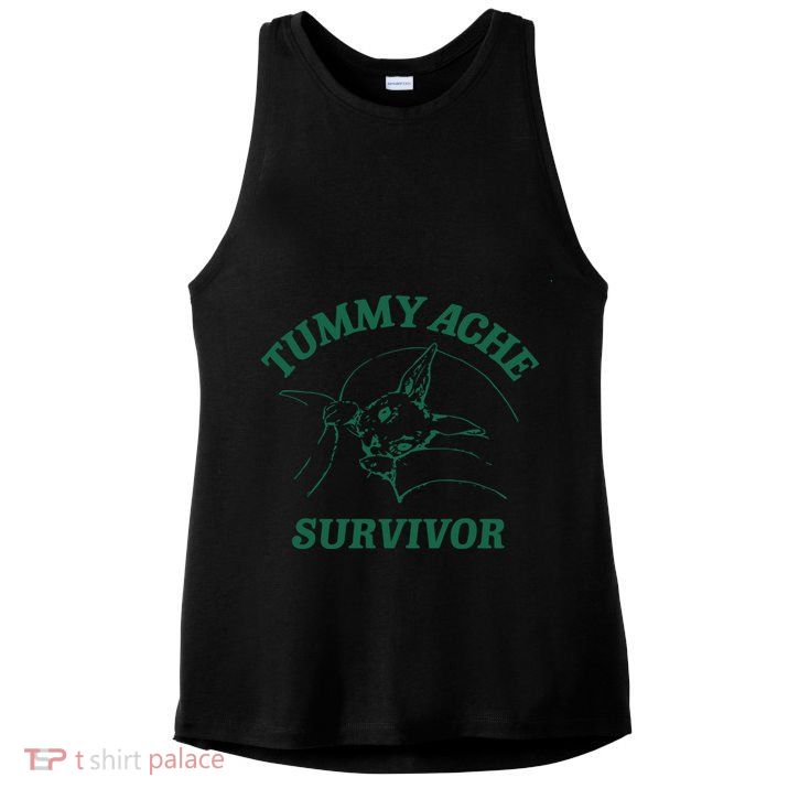 Tummy Ache Survivor Tummy Ache Ladies PosiCharge Tri-Blend Wicking Tank