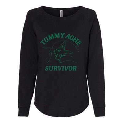 Tummy Ache Survivor Tummy Ache Womens California Wash Sweatshirt