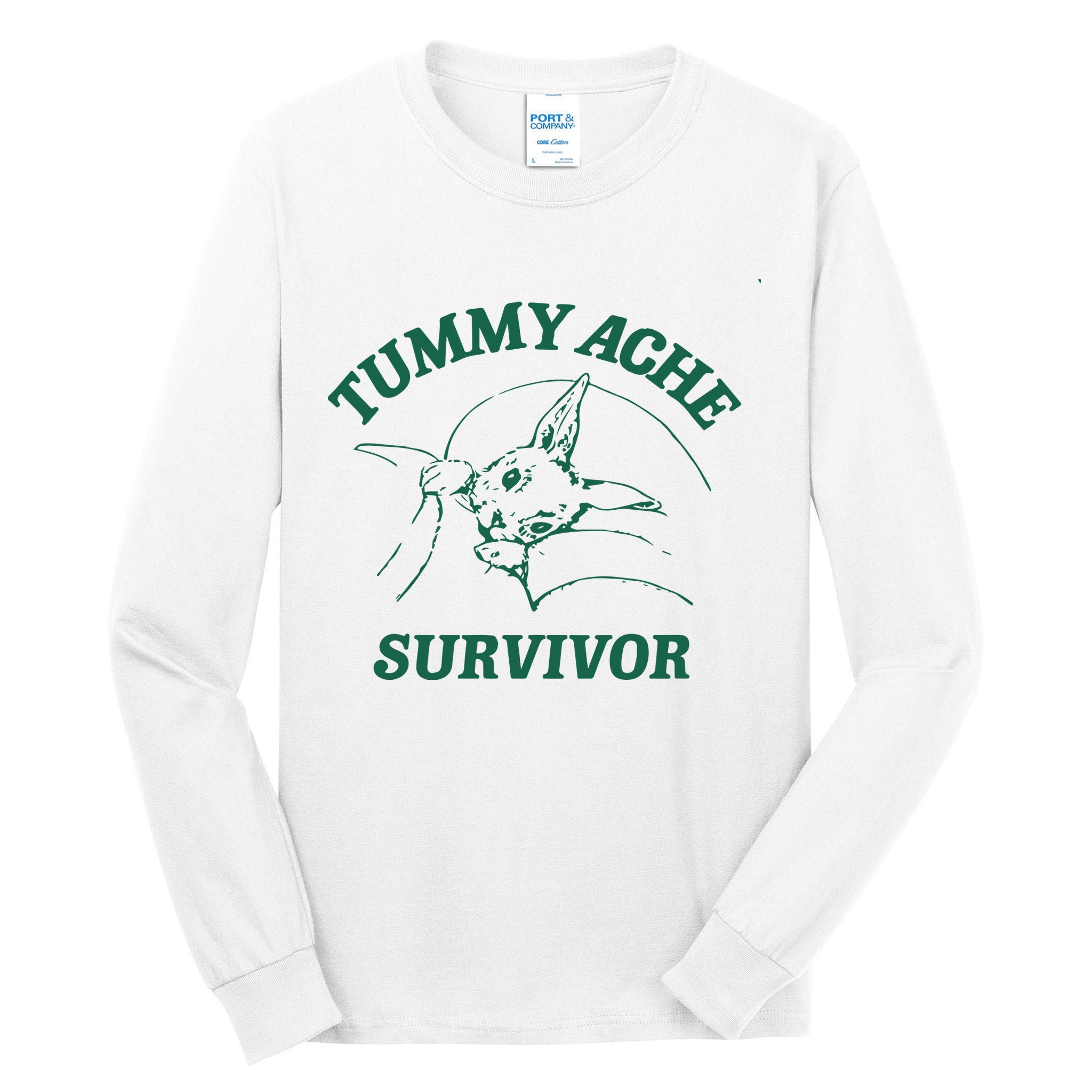 Tummy Ache Survivor Tummy Ache Tall Long Sleeve T-Shirt