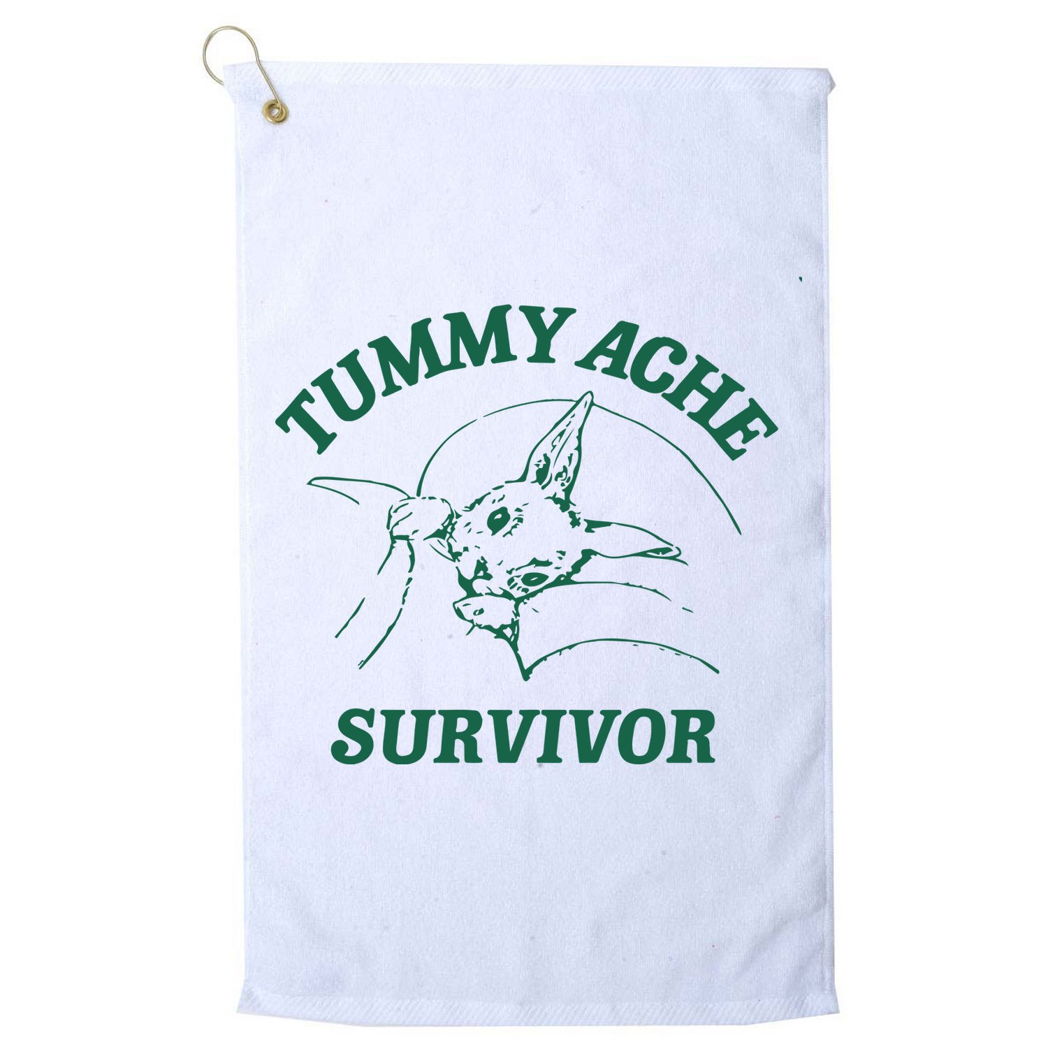 Tummy Ache Survivor Tummy Ache Golf Towel
