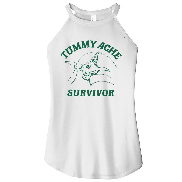 Tummy Ache Survivor Tummy Ache Women's Perfect Tri Rocker Tank
