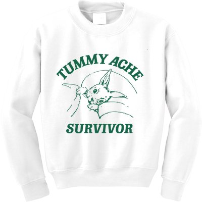 Tummy Ache Survivor Tummy Ache Kids Sweatshirt