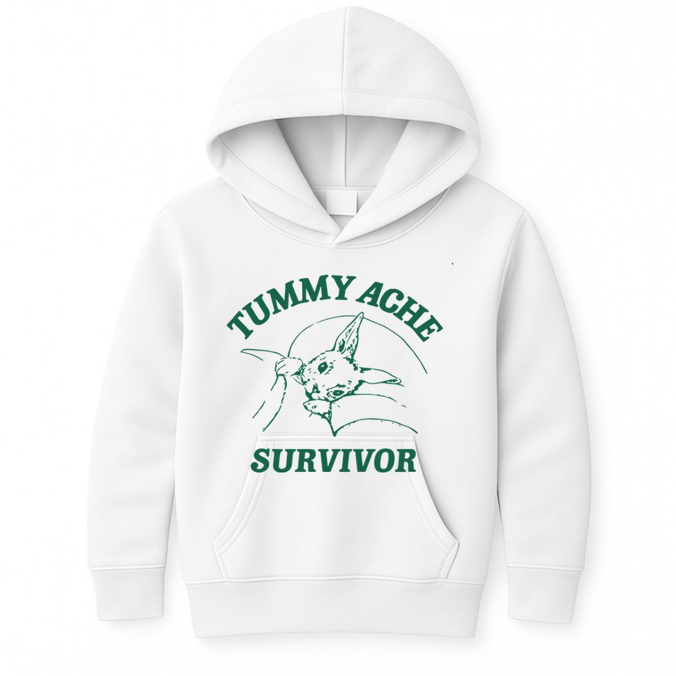 Tummy Ache Survivor Tummy Ache Kids Hoodie