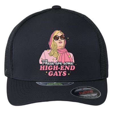 These Are Some High End Gays LGBT Flexfit Unipanel Trucker Cap