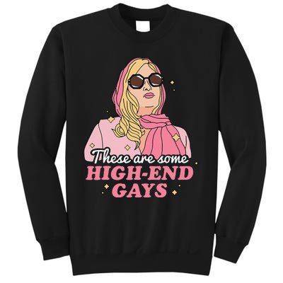 These Are Some High End Gays LGBT Sweatshirt