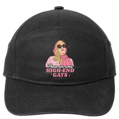 These Are Some High End Gays LGBT 7-Panel Snapback Hat