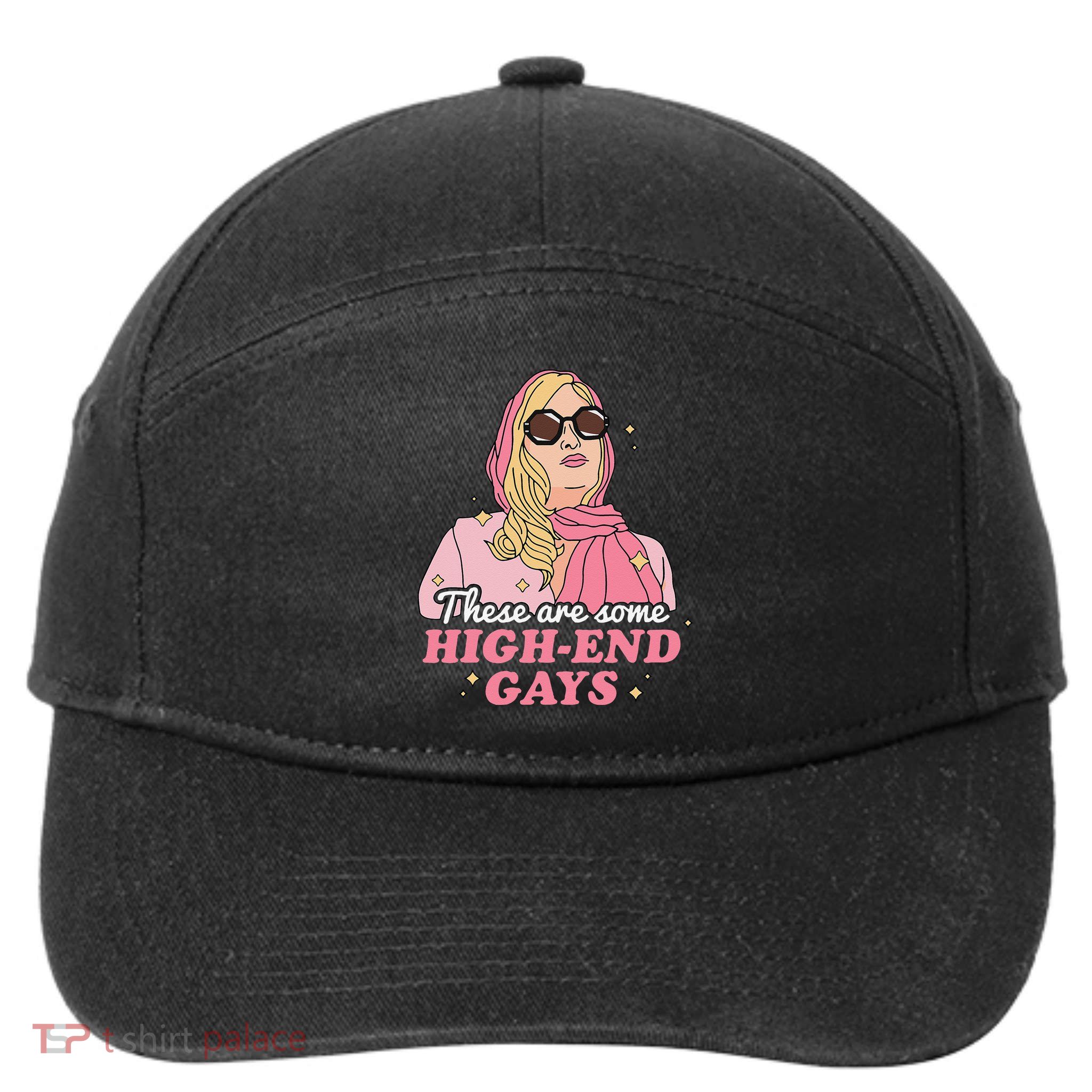 These Are Some High End Gays LGBT 7-Panel Snapback Hat