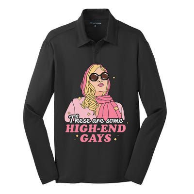 These Are Some High End Gays LGBT Silk Touch Performance Long Sleeve Polo