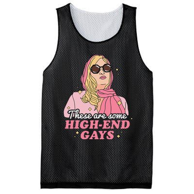 These Are Some High End Gays LGBT Mesh Reversible Basketball Jersey Tank