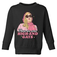 These Are Some High End Gays LGBT Toddler Sweatshirt