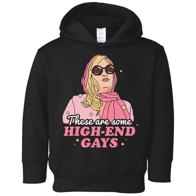 These Are Some High End Gays LGBT Toddler Hoodie