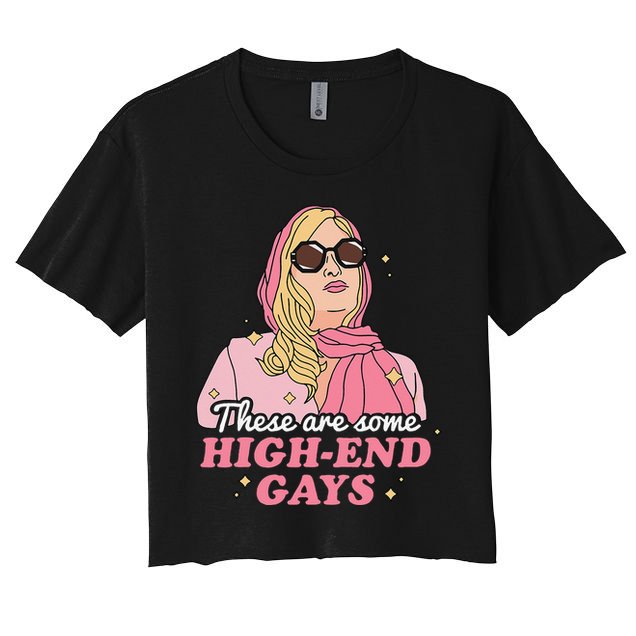 These Are Some High End Gays LGBT Crop Top